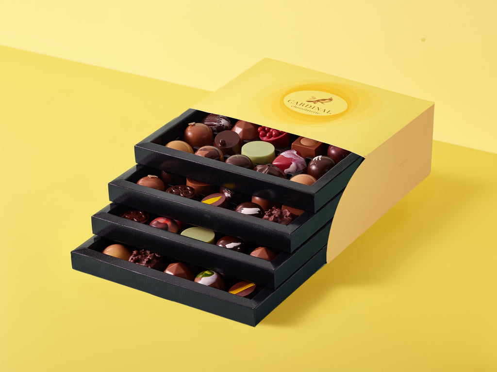 60 bonbons in een luxe verpakking