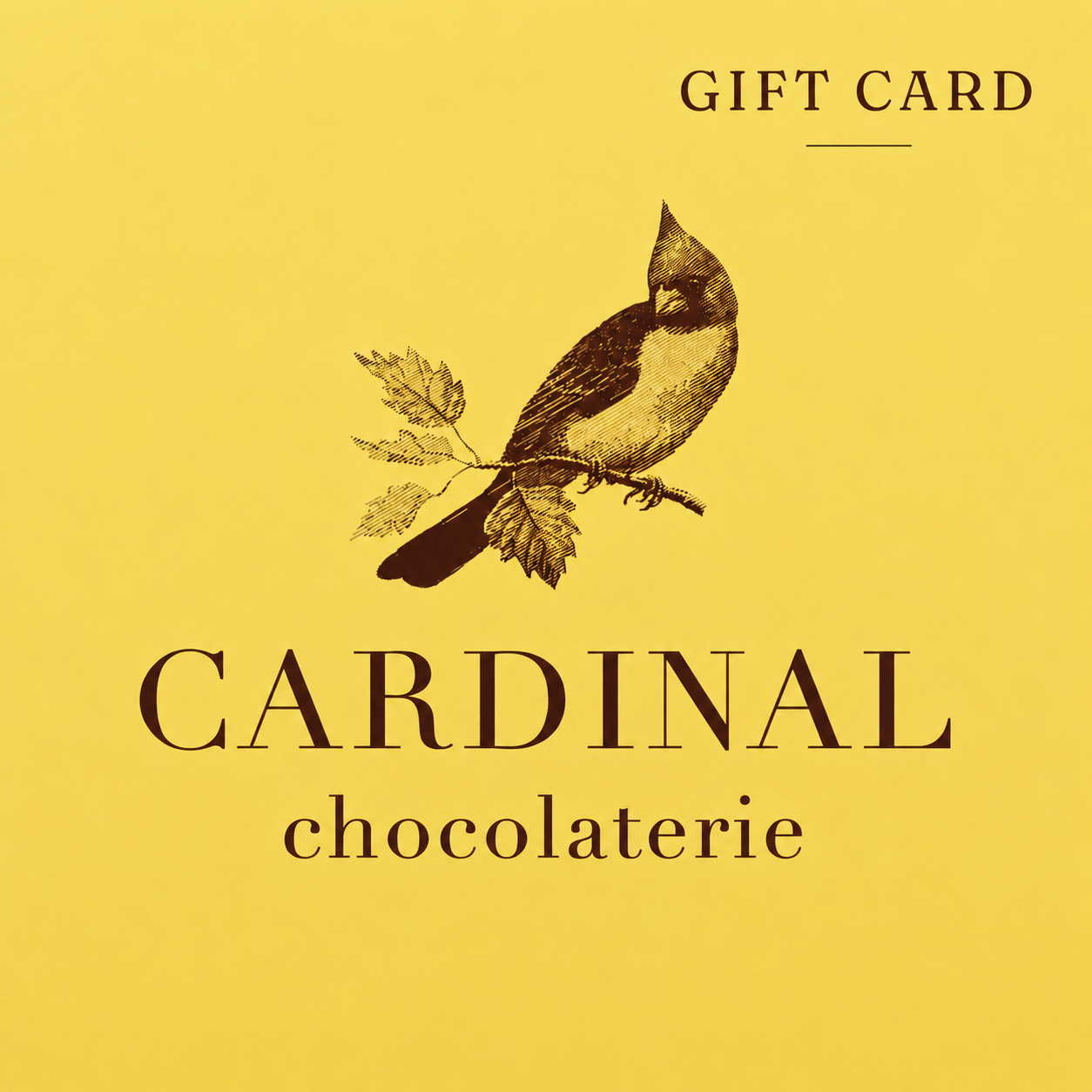 Cardinal Chocolaterie Gift Card