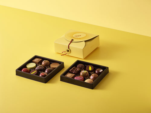 18 bonbons in een luxe verpakking