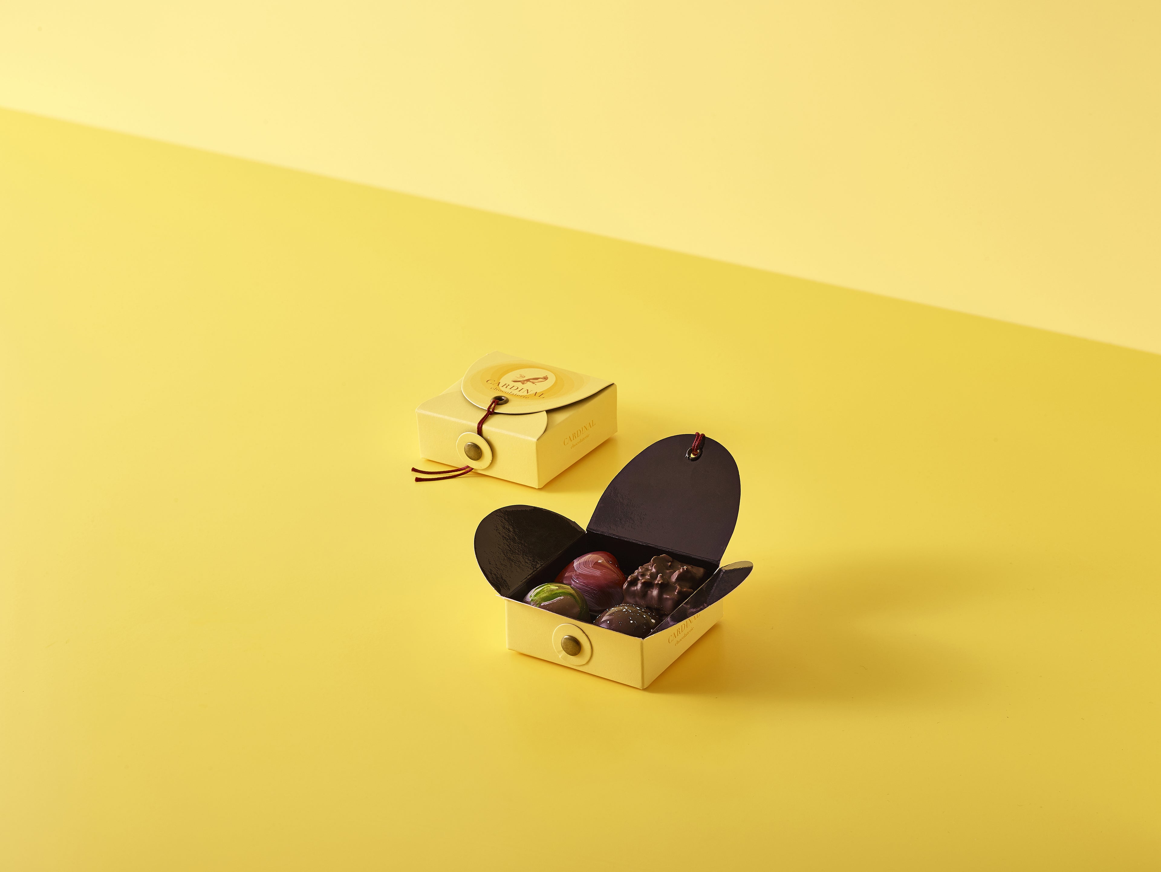 4 bonbons in een luxe verpakking